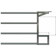 Barrières de stabulation télescopiques 4 tubes CK-Industries - différentes longueurs et embouts disponibles_1