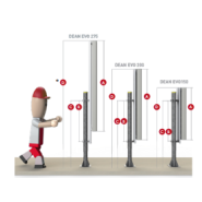 Déport d'antenne DEAN EVO - PCB - Interface antenne universelle - 1500-2750 mm_1