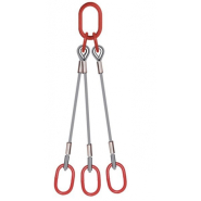 Elingue câble 3 brins - 3 anneaux Référence 4741_1