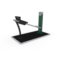 Équipement de fitness extérieur - Presse à cuisses - 8065085 - Denfit Gym - Hags - Montage sur dalle ou plot béton_1