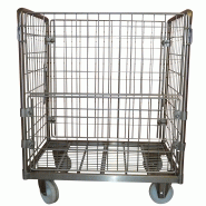 Rollcontainer petits volumes - Stockage et transport - Dimensions 900x600x800mm ou 720x820x985mm_1