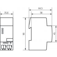 Coupleur de ligne S KNX - Theben - 24 V DC - Isolation galvanique et filtrage des télégrammes_1