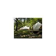 Sibley 600 ProTech Double Door - Tente glamping CanvasCamp - 28,25m² avec double porte et parois moustiquaires_1