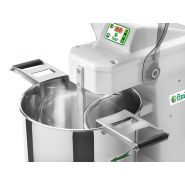 Pétrin professionnel Fimar 50CNS - Tête relevable et cuve amovible - 150 kg/h - Acier inox AISI 304_1