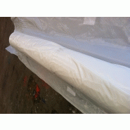 Bâche de protection en polyéthylène Kingpro - FILMPEBLANC-200-3×40 - 200µm opaque - 120m², 3m x 40m_1