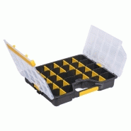 Malette plastique ALLIT - 27 compartiments amovibles - 36,5 x 6,2 x 29,5 cm - Noir_1