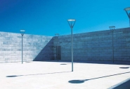 Minislot Disk - luminaire décoratif sur poteau - Systemalux - haute efficacité Osram DEL, IP65, 51W, 2000lm, 3000/4000K_1