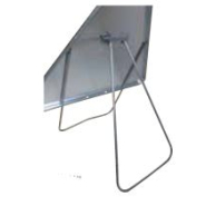 Panneau routier type AK17 sur pied solidaire - Classe T2 - Dimensions 700 à 1250 mm_1