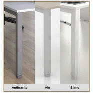 Table de réunion 6-8 personnes Tempo - Mobel Linea - Blanc 9010, 200, Anthracite_2