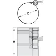 Compresseur de segments de pistons - Unior - avec vis de réglage de sécurité et enveloppe en acier à ressort_1