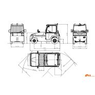 Te250r - tracteur logistique électrique 4 roues - Simai - capacité de traction 25 000 kg - batterie 80 V_1