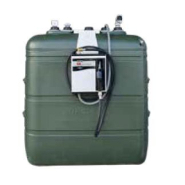 Citerne de stockage gazole 1.500 litres équipée - Réf 685 600.151 - PEHD, station murale 230V, 50 l/min_1