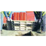 Plaque de protection de tranchée modulaire avec boulon rétractable - Sodimar - supporte 44T - éléments emboîtables_1