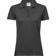 Polo col V stretch de luxe pour femme - Tee Jays - N° de série: 1409_1