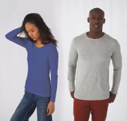 T-shirt bio Inspire femme manches longues - Réf: CGTW071 - B&C No Label - 100% coton bio_1