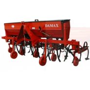 Bineuses agricoles 4F/G100/6F/8F - Damax SRL - capacité trémie 400-900L - éléments à ressorts flexibles et accessoires disponibles_1
