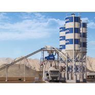 Centrale à Beton 90 m3 ? Melangeur A Double Arbre (Italien)_1