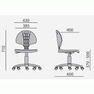 Chaise technique en polyuréthane - SOKOA - Noir_1