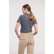 Polo Stretch Femme - Réf: RU566F - Russell - 95% coton / 5% Lycra - Coupe slim_1