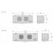 Évaporateur à CO2 - Intarcon - Alimentation électrique 230 V-I-50 Hz - Pour chambres froides à moyenne et basse température_1