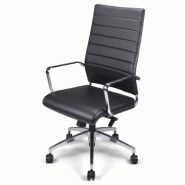 Fauteuil de Direction - accoudoirs en aluminium poli - So Modène - Avec_1