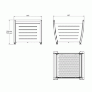 Jardinière Dabéma stratifié compact_1