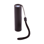 Lampe de poche rechargeable en aluminium - LED haute puissance - Batterie USB intégrée - Couleur noire_1