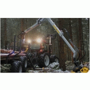 202T Remorque forestière - Kesla OYJ - 900kg - Chargeuse avec portée de 6.15m et système de commande avancé_1