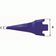 Dents de godet Fastkey FK9 EL - 18 kg - dimensions 350x144x14x230x98 mm_1