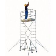 Échafaudage passe-partout GENERIS 300-4 - COMABI SNC - roulant en acier galvanisé - hauteur de travail 6,50 m_1