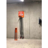 Station de réparation mural pour cycles en acier galvanisé - Outils inclus - Usage intérieur et extérieur - HOKO_1