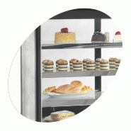 Vitrine réfrigérée sur base 400 litres | Tefcold - LPD1503F/BLACK_1