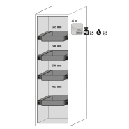 Armoire de sécurité anti-feu S-PHOENIX-90 - Modèle S90.196.060.075.FDASR - Réf 30314-001-34402_1