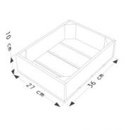 Boîte en bois L1 fabriquée en France avec finition au choix