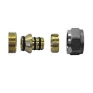 Raccord droit mâle - RMMCIA - diamètre de tuyau 16 mm - compression en laiton pour multicouche_1