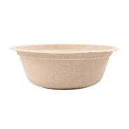 Saladier bagasse naturelle 500cc Ø15,5x5,4cm - par 600_1