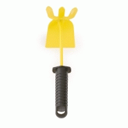 Binette langue et fourche acier manche plastique l.11.5 cm