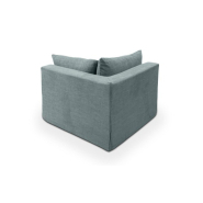 Chauffeuse d'angle Mykonos 100 x 100 cm - Home Spirit - Modulable et déhoussable_1