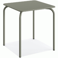 Olly - Table de terrasse carrée Vert_1
