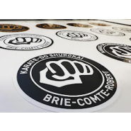 Service d'impression d'autocollants/stickers