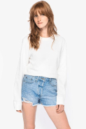 Short en jean écoresponsable femme - 100% coton biologique - Réf: NS750 - Marque Native Spirit_1