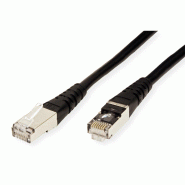 Cordon ROLINE Cat.6 (Classe E) S/FTP (PiMF), noir, 2 m_1