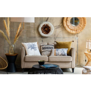 Petit canapé 2 places Austin 120 cm - Home Spirit - Fabriqué en France - Structure en hêtre et mousse HR_1