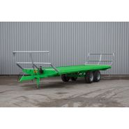 Remorque plateau agricole wago - joskin-bourges - longueur du plateau 6 à 10 m - charge utile 7 à 12 t_1