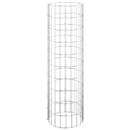Vidaxl poteau à gabion circulaire acier galvanisé ø30x100 cm 152012_1