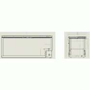 Congélateur bahut couvercle en inox 635 l l1904mm 7151.1125 COMBISTEEL_1