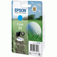 Epson Golf ball Singlepack Cyan 34 DURABrite Ultra Ink_1
