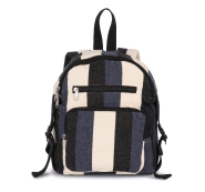 Sac à dos recyclé Kimood - Motif rayé - Réf: KI5108 - 100% matières recyclées - Taille unique_1