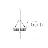 Balançoire Hammock HAGS - idéale pour enfants de tous âges - réf 8097895 - grand hamac inclusif, durable et solide_1