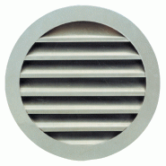 Grille extérieure murale circulaire en aluminium Ø200 mm - Aldes - 11052242_1